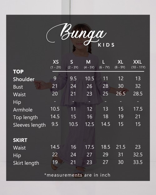 BUNGA KIDS IN BIRU SODA